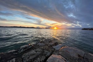 Fra Zadar: Øyhopping med hurtigbåttur med drikkevarer