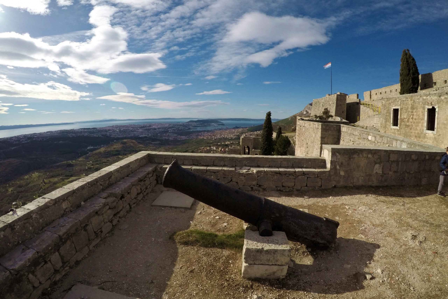 From Zadar: Klis Fortress, Split and Trogir