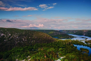 From Zadar: Krka Waterfalls Day Tour with Boat Ride & Guide