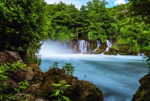From Zadar: Krka Waterfalls Day Tour with Boat Ride & Guide