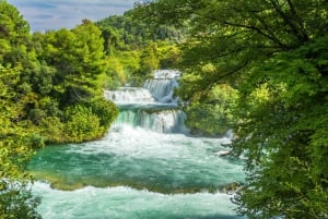 Depuis Zadar : Excursion d'une journée aux chutes d'eau de Krka
