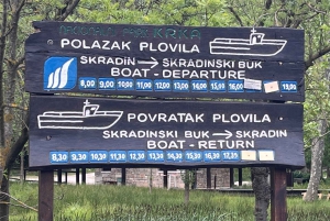 Vanuit Zadar: Krka watervallen dagtocht