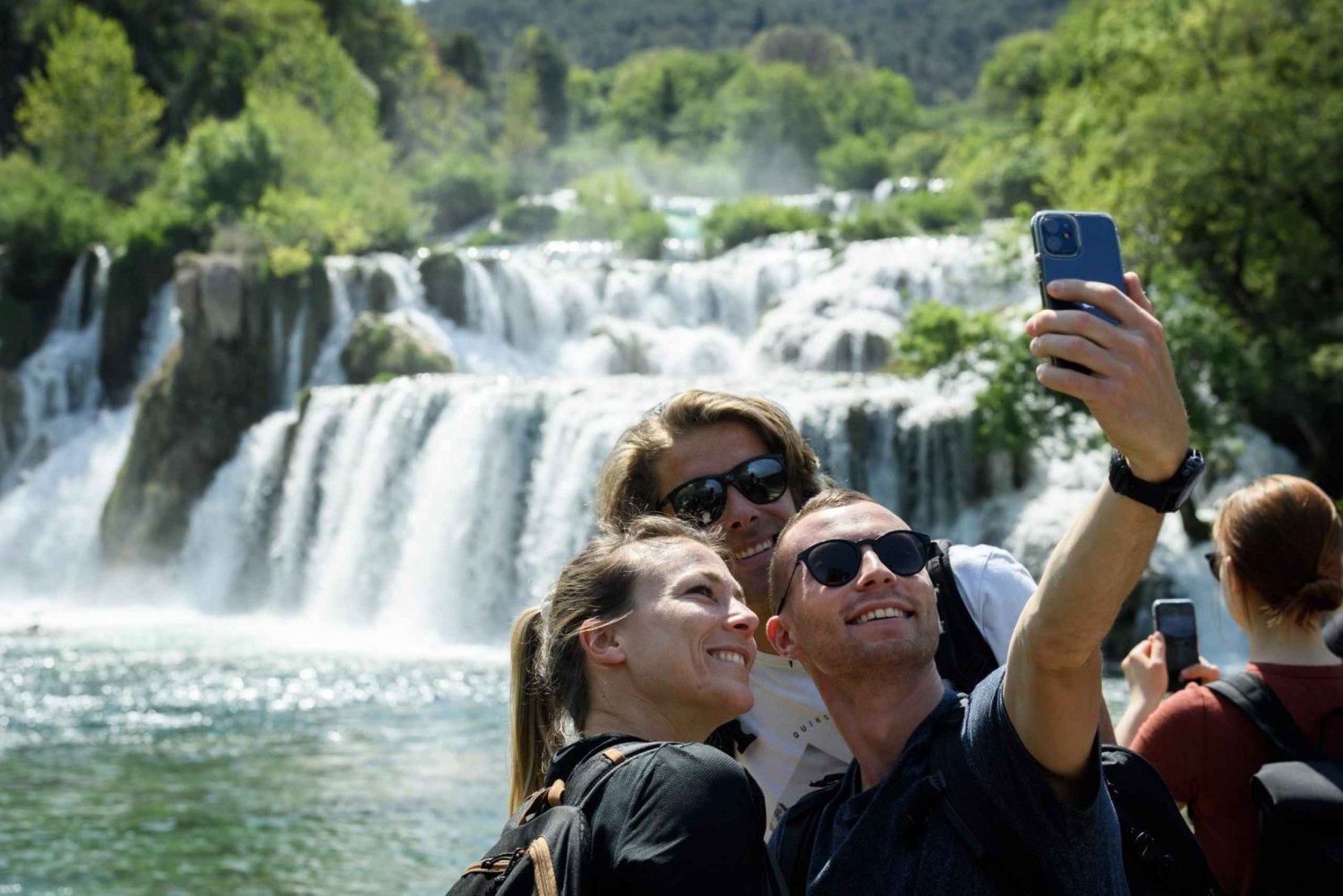 From Zadar: Krka Waterfalls Guided Tour with Swim at Skardin