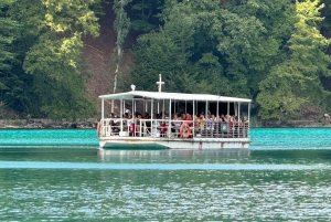 From Zadar: Plitvice Lakes Guided Tour with Boat & Train