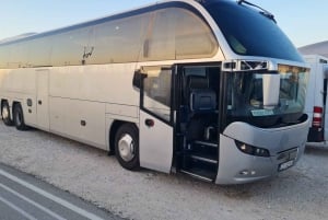 Från Zadar: Guidad tur till Plitvicesjöarna med båt och tåg