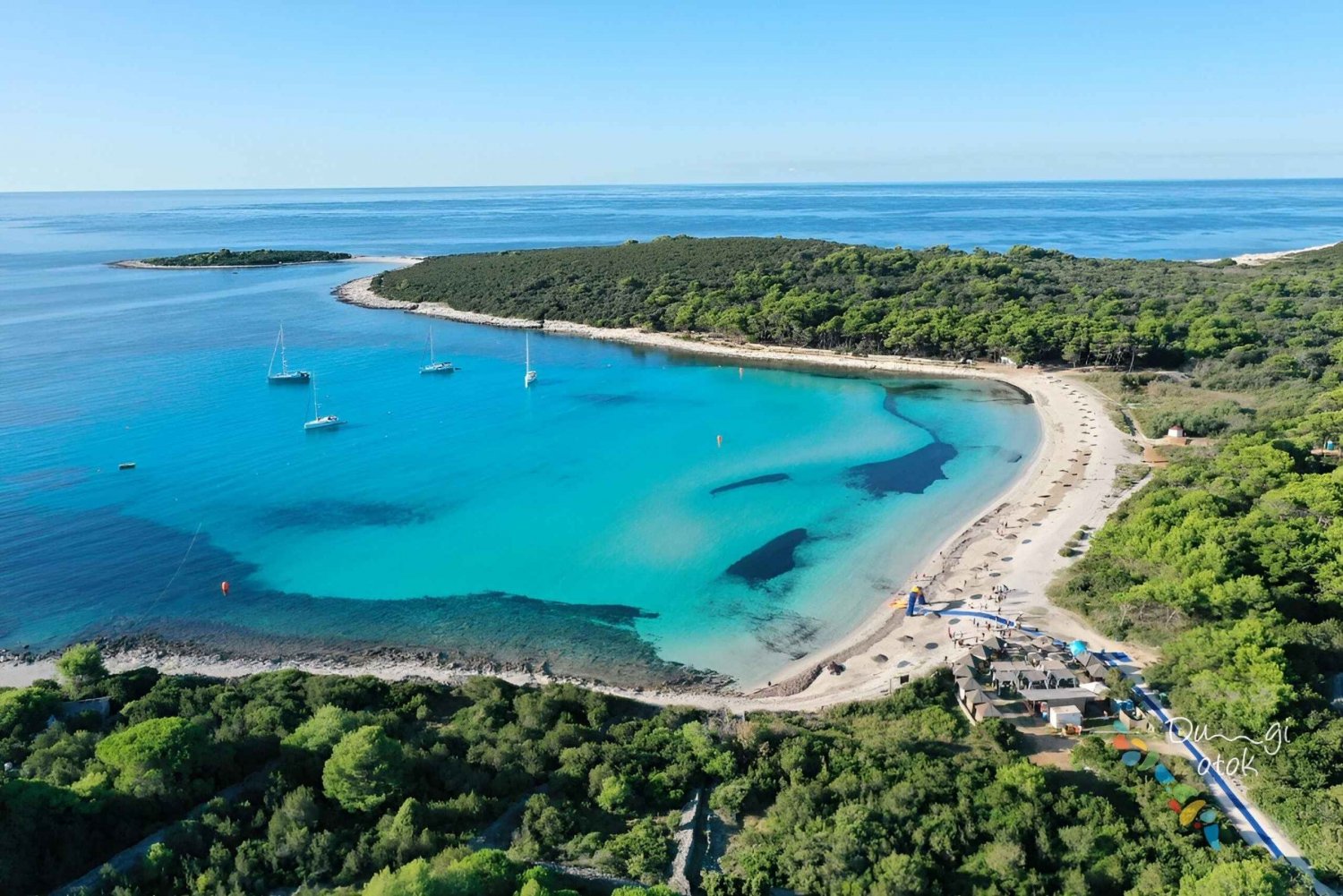 Depuis Zadar : Sakarun Beach Tour en bateau privé à grande vitesse