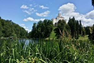 Desde Zagreb: Castillo de cuento de hadas, cata de vinos y almuerzo