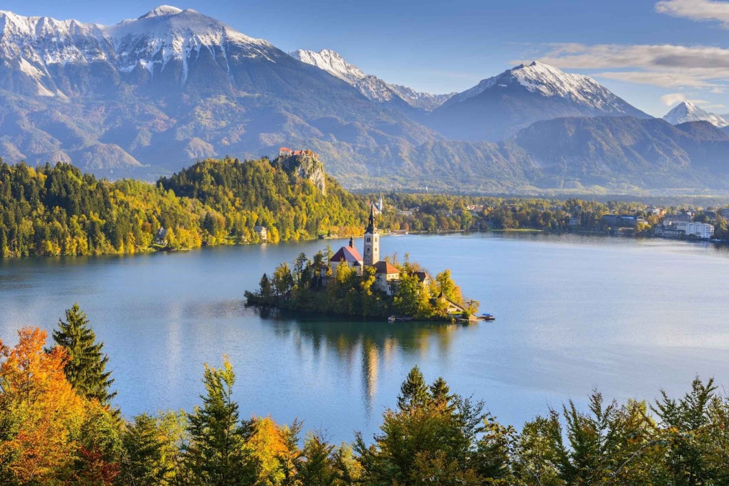 Da Zagabria: Tour guidato per piccoli gruppi di Lubiana e del Lago di Bled