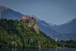 Vanuit Zagreb: Rondleiding in kleine groep door Ljubljana en het meer van Bled