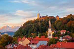 Из Загреба: Любляна, экскурсия в пещеру Постойна и замок Предъяма