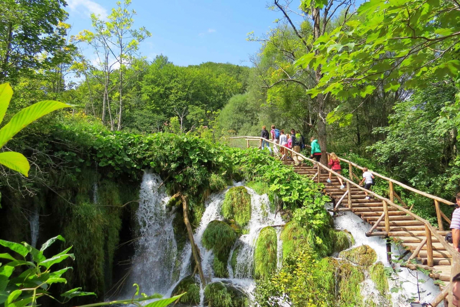 Da Zagabria a Spalato: Tour privato dei laghi di Plitvice