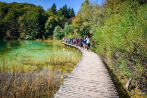 Zagrebista: Siirto Splitiin ja Plitvicen järvien opastettu kierros