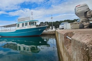 Funtana: crucero por el fiordo de Lim a la cueva del pirata con esnórquel