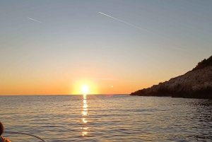 Glassboat sunset tour around Old Town & Caves in Dubrovnik