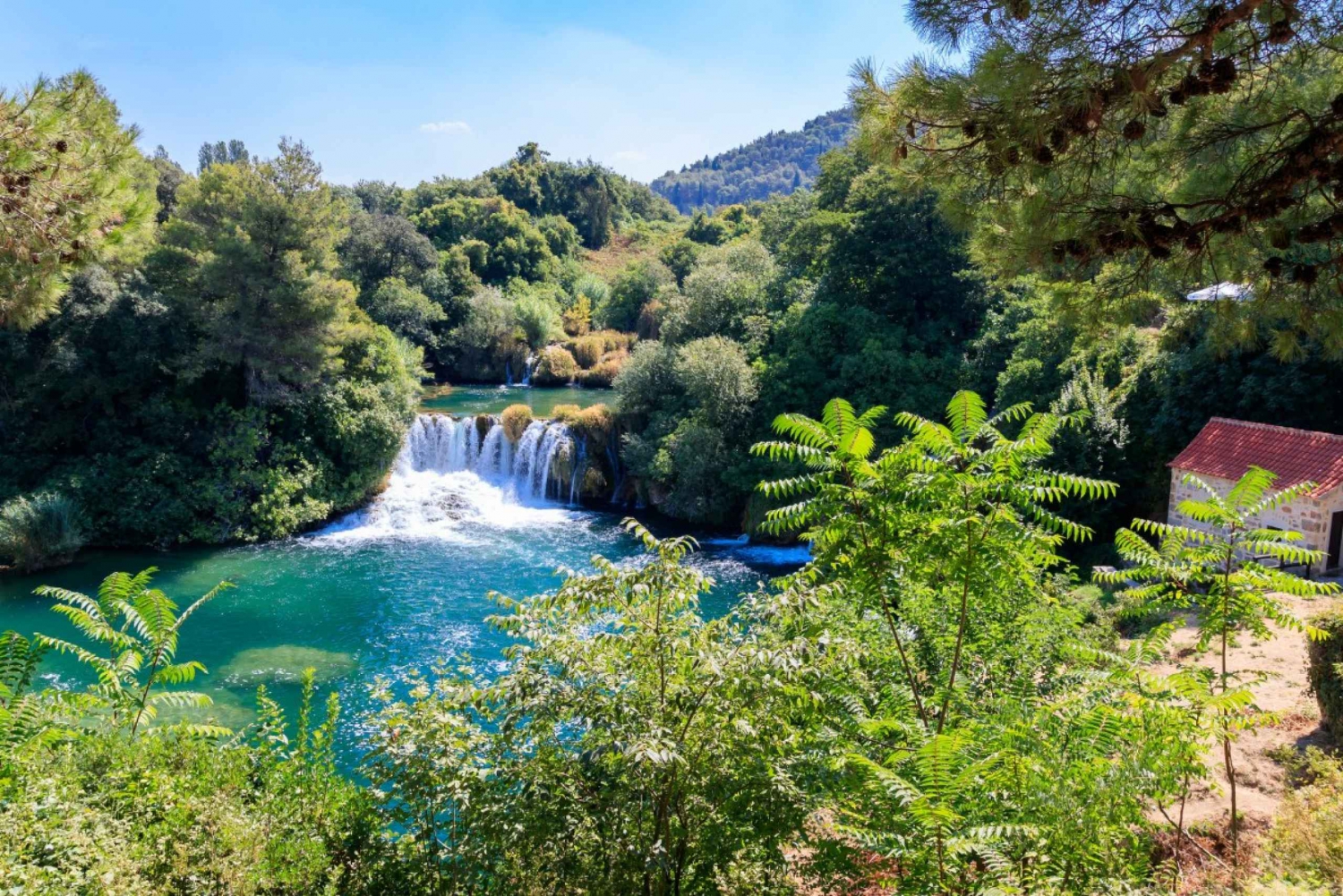 Gruppentour zu den Krka-Wasserfällen ab Split
