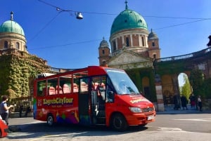 Ônibus panorâmico Hop On Hop Off - Passeio pela cidade de Zagreb