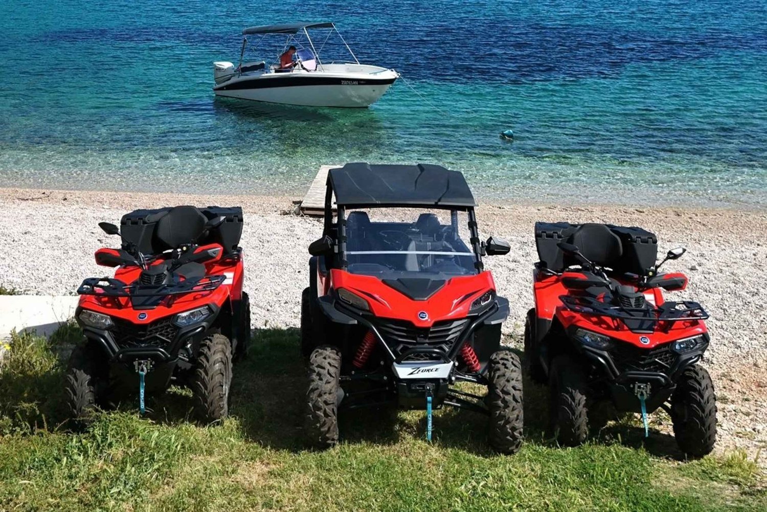 Hvar: Aventura de quadriciclo e buggy com lancha rápida para Brač