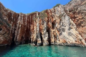 Hvar: tour en barco a Red Rocks y las islas Pakleni con baño