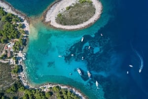 Hvar: Puesta de sol y las islas Pakleni en lancha rápida