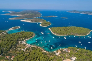 Hvar: Puesta de sol y las islas Pakleni en lancha rápida