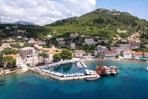 Öluffning och stadskretsar med mat och öppen bar