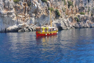 Island Plavnik and Golden Beach cruise, optional gril picnic