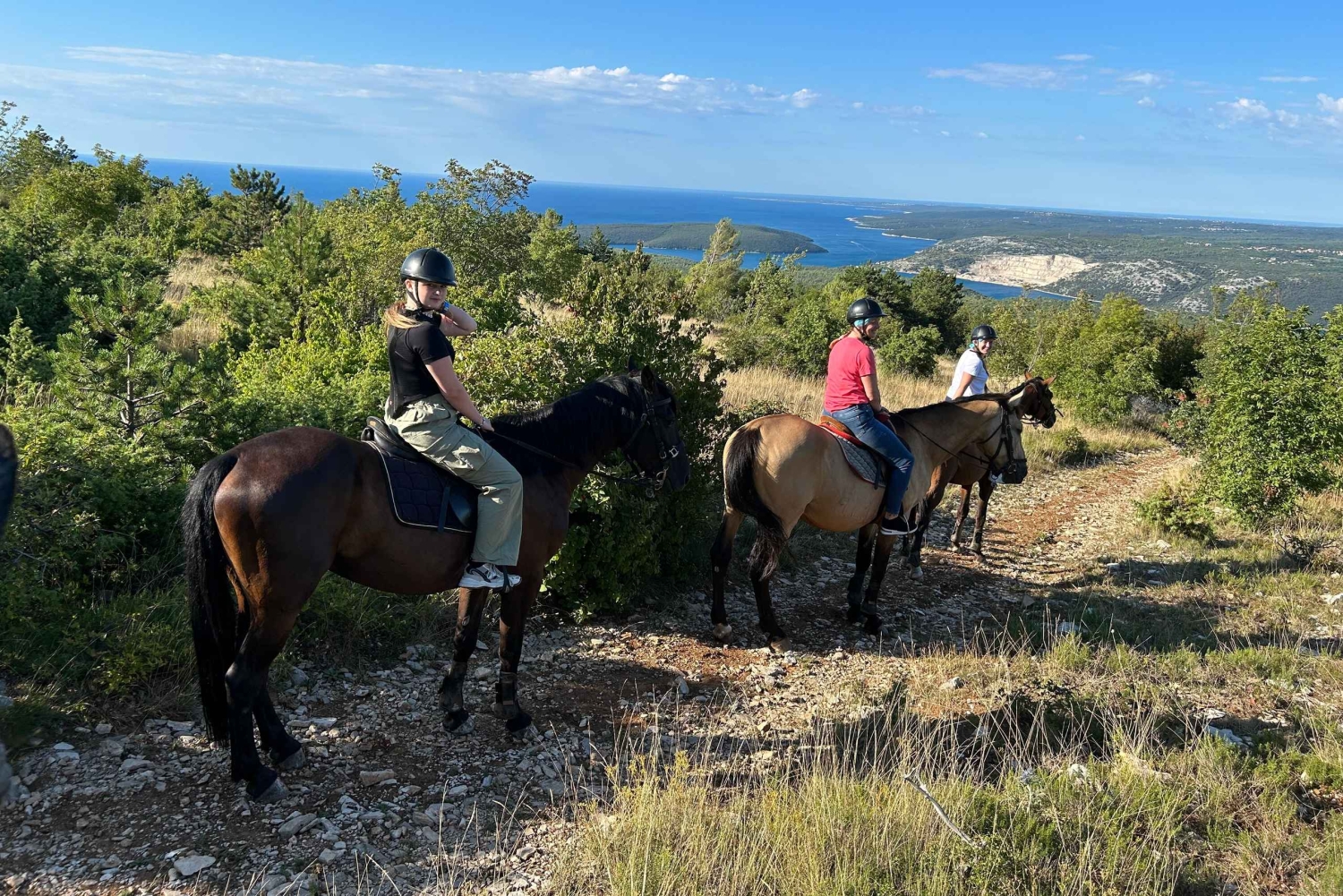 Ístria: Passeio guiado a cavalo