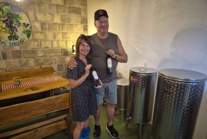 Kastela: Degustação de vinhos e azeitonas com delicatessens e música ao vivo