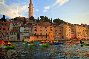 Sport acquatici Rovigno - Tour in kayak, snorkeling, drink gratuito e foto