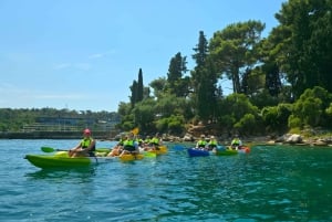 Sport acquatici Rovigno - Tour in kayak, snorkeling, drink gratuito e foto