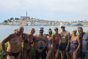 Sport acquatici Rovigno - Tour in kayak, snorkeling, drink gratuito e foto