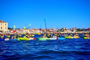 Sport acquatici Rovigno - Tour in kayak, snorkeling, drink gratuito e foto