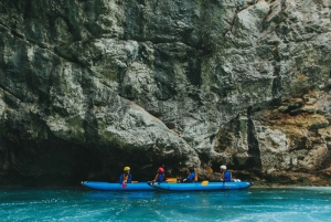 Kajakkpadling i Mreznica-fossene i naturmonumentet