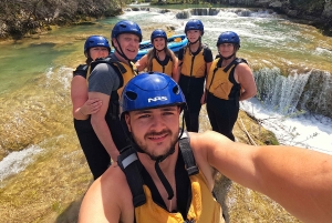 Kajakkpadling i Mreznica-fossene i naturmonumentet