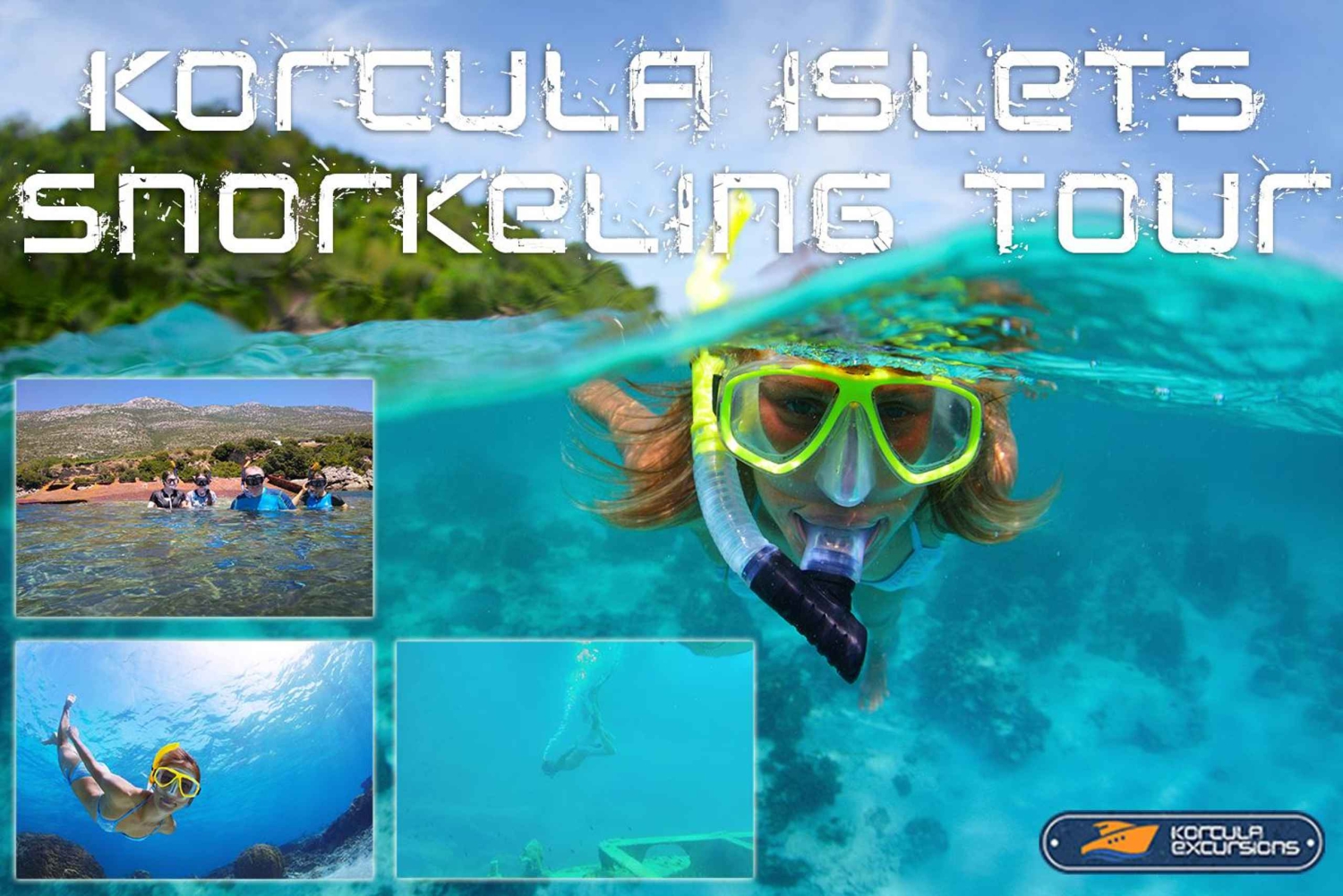 Korčula: Båttur med snorkling og grill