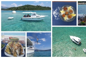 Korčula: Båttur med snorkling og grill