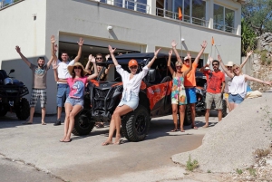 Korcula Island: Buggy Beach Safari with Lunch and Snorkeling