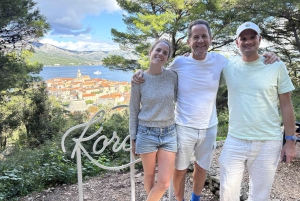 Korčula: Vintage-autokierros viinin ja oliiviöljyn maistajaisilla