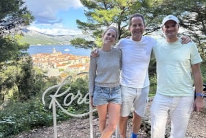 Korčula: Vintage-autokierros viinin ja oliiviöljyn maistajaisilla