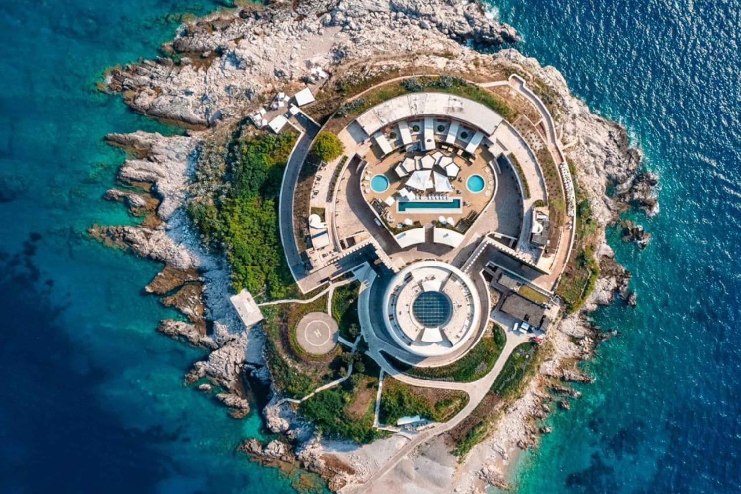 Kotor: Hurtigbåttur i den blå grotten og Lady of the Rocks