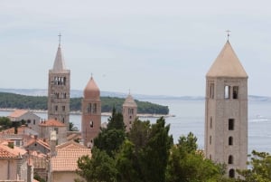 Krk : Excursion en bateau à Rab et Pag avec visite et baignade