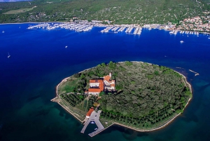 Île de Krk : Excursion d'une demi-journée en bateau vers les cinq îles
