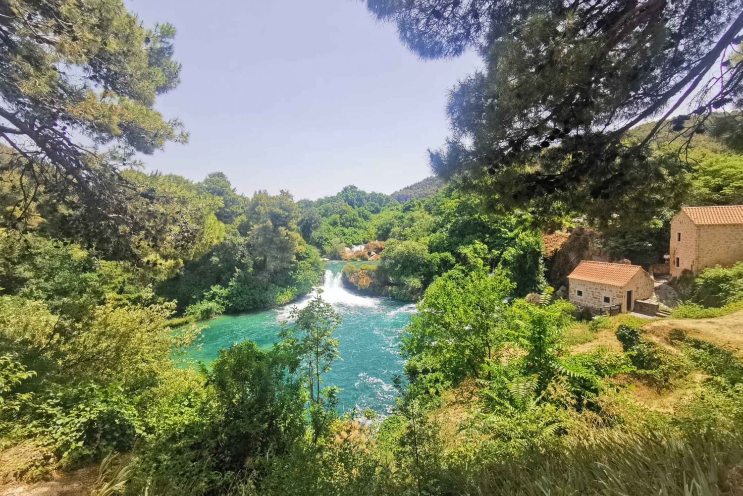 Krka waterfalls tour with lunch from Split