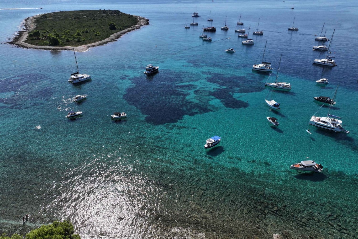 Krknjaši Blue Lagoon three island tour with drinks