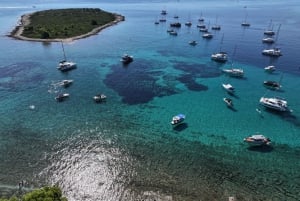 Krknjaši Sininen laguuni -kolmen saaren kierros juomineen