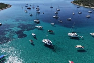 Krknjaši Sininen laguuni -kolmen saaren kierros juomineen