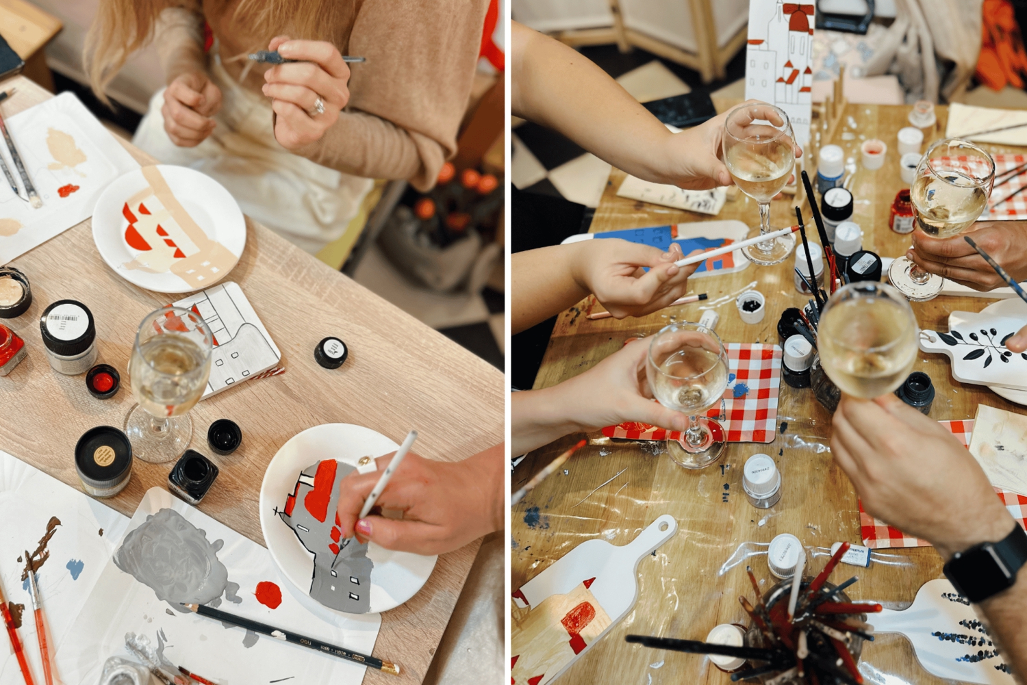 Local Paint and Wine Workshop: A Unique Creative Experience