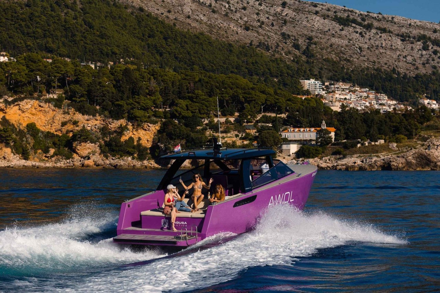 Tour en bateau privé de luxe à Mljet avec 'COLNAGO 45'.