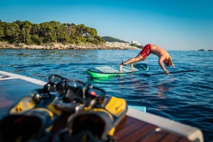 Luxe jacht: Sunset Blue Cave & Panoramic Tour met wijn