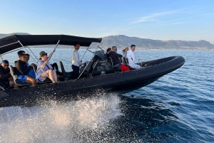 Blue Lagoon met speedboot, water en handdoeken inbegrepen.